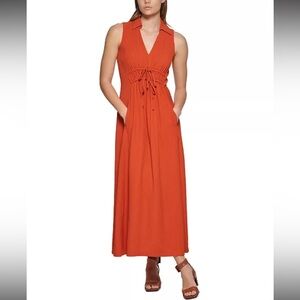 Orange Maxi Dress